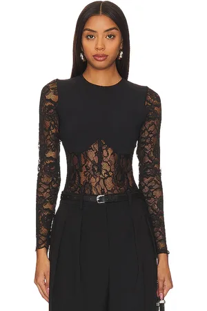 FLEUR DU MAL Boned Bodysuit in . Size M, S, XL.