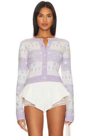 MAJORELLE Marnie Fair Isle Cardigan in . Size S.
