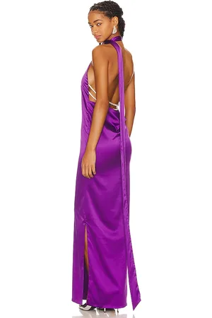 Khanums Kara Pearl Trim Maxi Dress in . Size XL/1X.