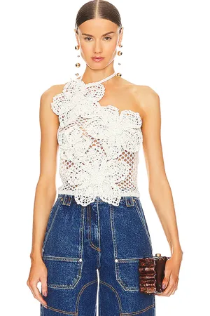 Cult Gaia Nazanin Crochet Top in . Size XL, XS.