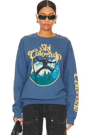 Junk Food Ski Colorado Crew in Indigo in . Size M, S, XL/1X, XS, XXL/2X.