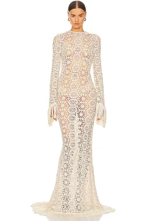 Bronx and Banco Maia Fringe Gown in . Size XL.