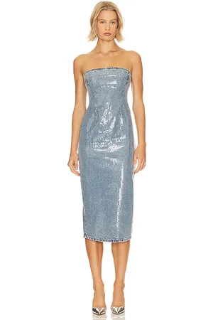 GRLFRND X Lindsi Lane Blakely Midi Column Dress in . Size XXS.