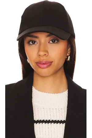 Vince Cashmere Baseball Cap With Leather Trim in . Size S/M.