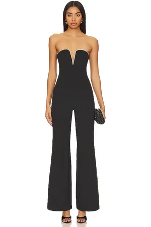 GOOD AMERICAN Crystal Scuba Jumpsuit in . Size S.