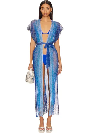 Luli Fama Ocean Queen Long Caftan in .