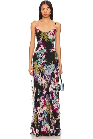 Nicholas Kamila Ruffle Cowl Gown in . Size 2, 4, 6.