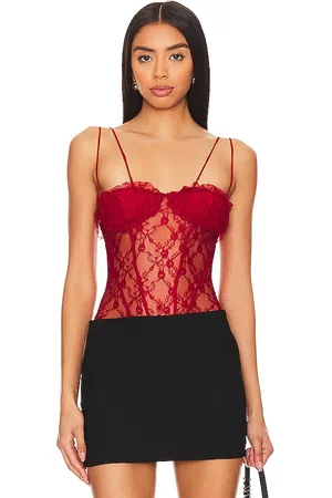 Free People X Intimately FP If You Dare Bodysuit In Cranberry in . Size XL.