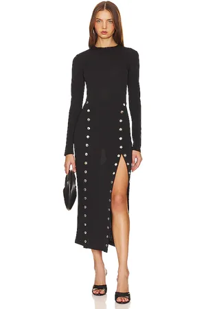 FLEUR DU MAL Midi Dress With Side Snaps in . Size M, S, XS.
