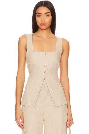 FAITHFULL THE BRAND Maya Vest in . Size L, XS.