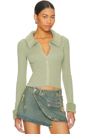 MORE TO COME Natalie Knit Zip Cardigan in . Size M, S, XS.