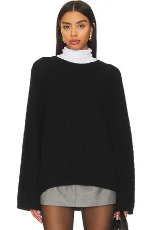 Rue Sophie Crewneck Cable Sweater in . Size M, S, XS.