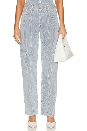 ENA PELLY Diana Denim Utility Pant in . Size 25, 26, 27, 29.