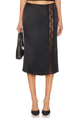 MAJORELLE Maura Midi Skirt in . Size S.