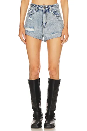 ONE TEASPOON Icon Bandits High Waist Denim Shorts in . Size 30, 33, 34.