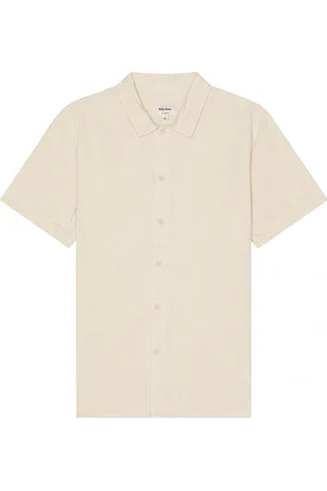 Rhythm Classic Linen Short Sleeve Shirt in . Size M, S, XL/1X.