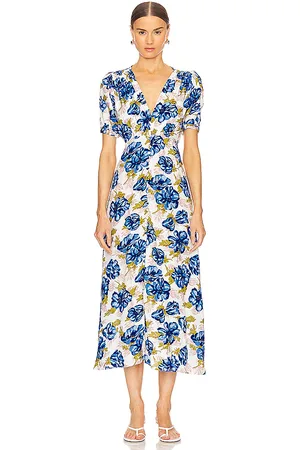 FAITHFULL THE BRAND Bellavista Midi Dress in . Size XL, XS.