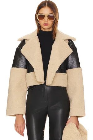 Steve Madden Alaina Faux Leather Coat in . Size M, S, XL, XS.