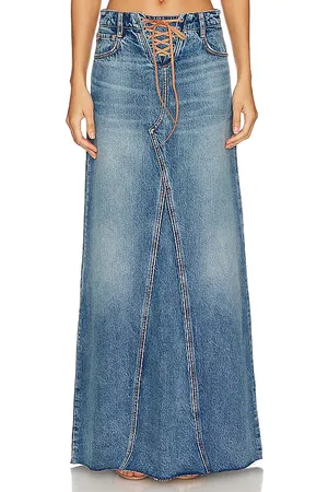 GRLFRND Indira Laced Maxi Skirt in . Size 24.