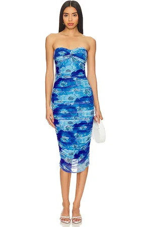 MORE TO COME Micayla Ruched Dress in . Size XS, XXS.