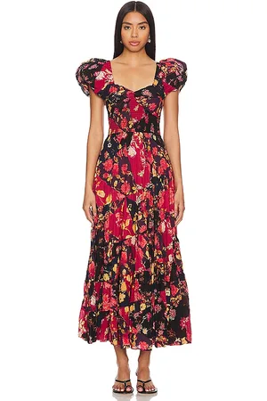 Free People Sundrenched Short Sleeve Maxi Dress in . Size XS.
