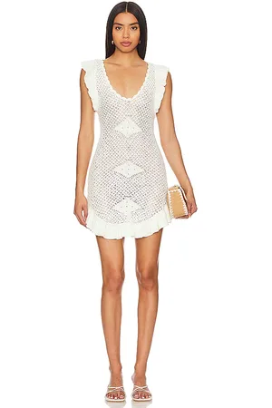 Free People Mykonos Sweater Mini Dress in . Size L.