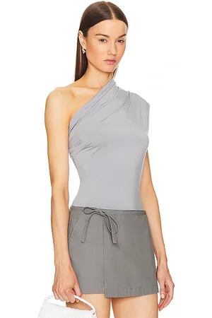 Helsa Jersey Asymmetrical Top in . Size XL.