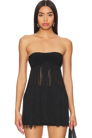Norma Kamali 18 Fringe Sunglass Bra & High Leg Eric Bottom in . Size M.