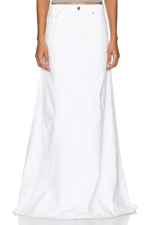 GRLFRND Fiona Godet Maxi Skirt in . Size 24.