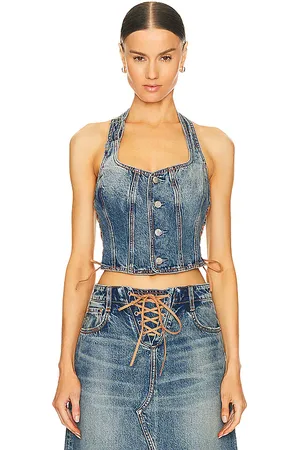 GRLFRND Phoebe Laced Halter Top in . Size S.