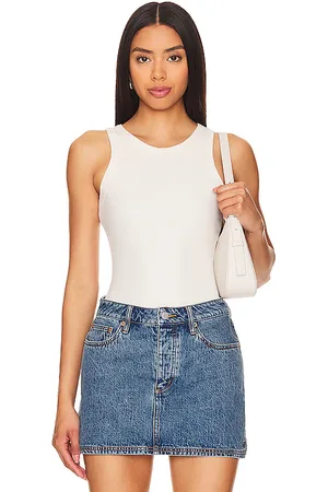 Spanx Ribbed Racerback Bodysuit in . Size XL/1X.