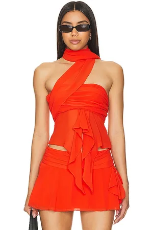 DANIELLE GUIZIO Chiffon Wrap Around Top in . Size XXS.