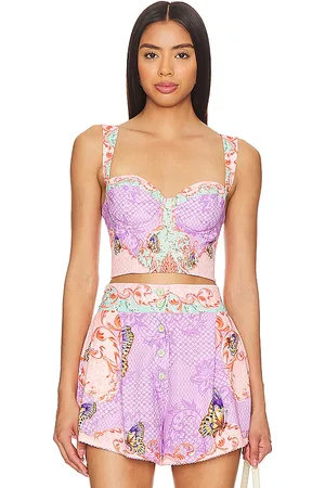 Agua Bendita X REVOLVE Lupe Crop Top in . Size S, XS.