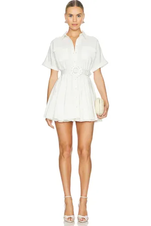 HEMANT AND NANDITA X REVOLVE Belted Mini Dress in . Size L.
