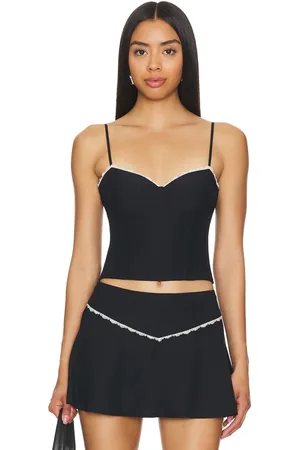 FLEUR DU MAL X REVOLVE Lace Cupped Tank in . Size M, S, XS.