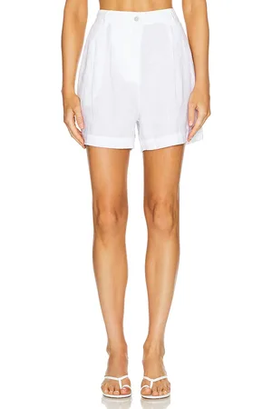 Donni. Linen Pleated Short in . Size XL.