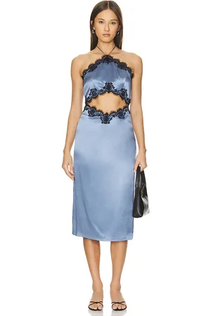 FLEUR DU MAL Halter Dress in . Size S.