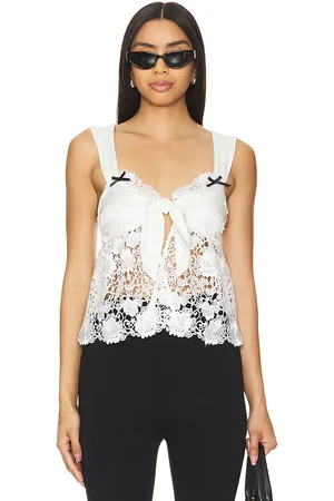 For Love & Lemons Josette Top in . Size S, XS.