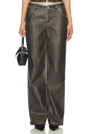 superdown Rachel Faux Leather Pant in . Size S.