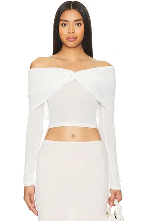 SNDYS Madrid Off Shoulder Top in . Size M, S, XL, XS, XXL, XXS.