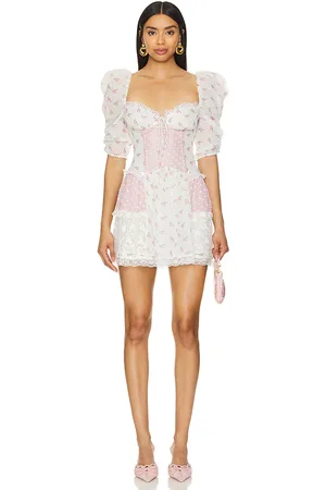 For Love & Lemons Francine Mini Dress in . Size XS.