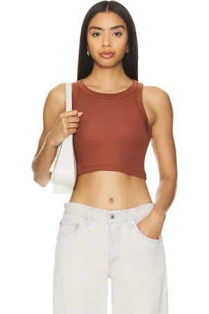 AllSaints Rina Cropped Tank in . Size 12.