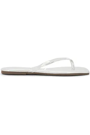 Tkees Lily Square Toe Mirror Flip Flop in . Size 10, 11, 7, 8, 9.