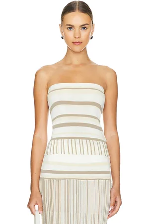 FAITHFULL THE BRAND Citara Strapless Top in . Size M, XL, XS.