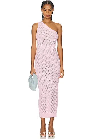 SNDYS Claire One Shoulder Maxi Dress in . Size XL, XXL.
