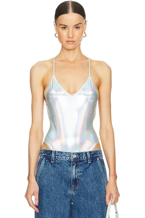 Norma Kamali Low Back Fara Bodysuit in . Size S, XS.