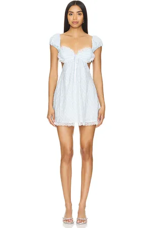 For Love & Lemons Catherine Mini Dress in . Size L.