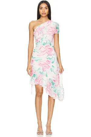 KIM SHUI Cut Out Ruffle Mini Dress in . Size XS.