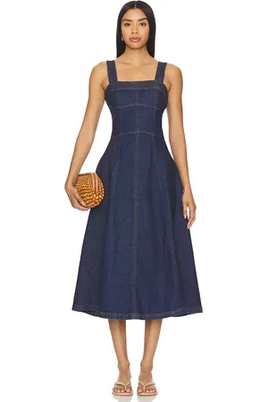 Simkhai Cici Bustier Midi Dress in . Size 2, 8.