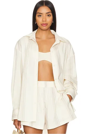 FAITHFULL THE BRAND En Vau Oversized Shirt in . Size S, XS.